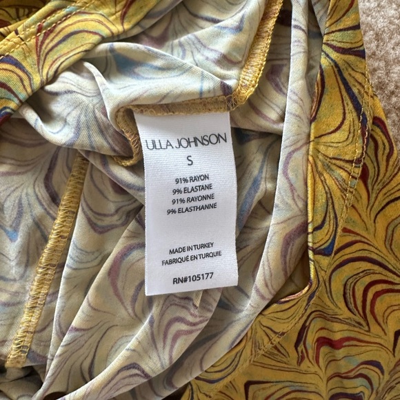 Ulla Johnson Women's Swirl Pattern Long Sleeve Top - Picture 4 of 4